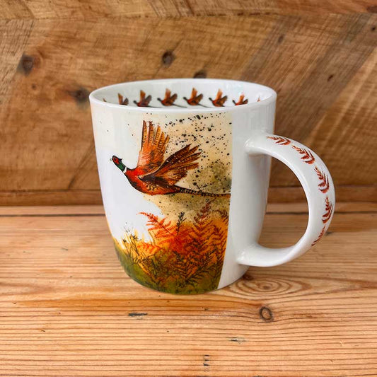 Alex Clark Pheasant and Bracken Mug 