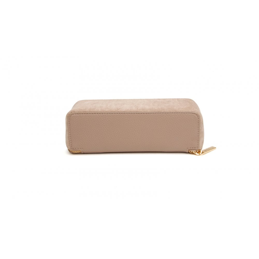 Alice Wheeler Kensington Suede Small Train Case