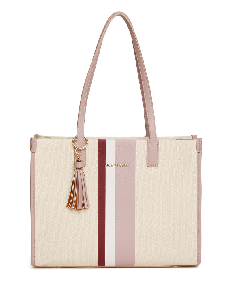 Alice Wheeler Amalfi Stripe Tote Bag