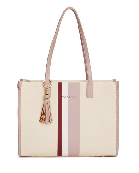 Alice Wheeler Amalfi Stripe Tote Bag