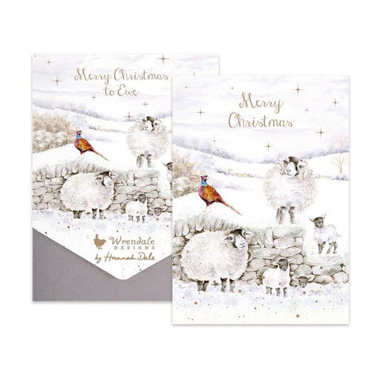 Wrendale Merry Christmas to Ewe Sheep Christmas Card Pack