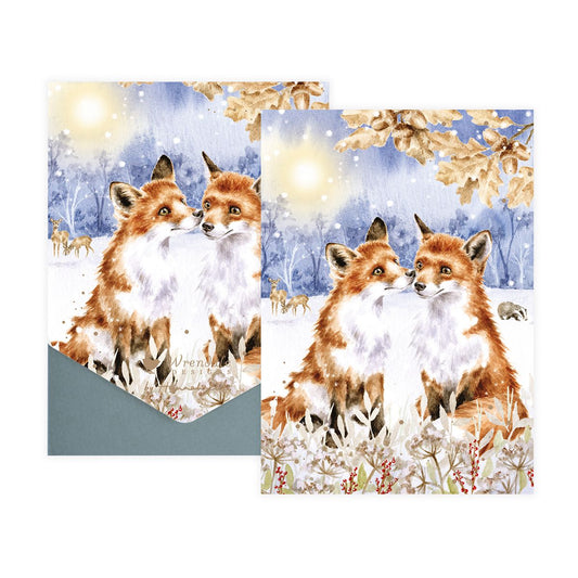 Wrendale - Footprints in the Snow - Boxed Christmas Card Pack