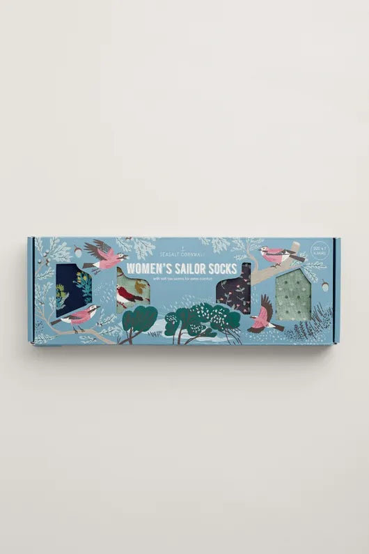 Seasalt Gift Box of 4 Women's Sailor Socks