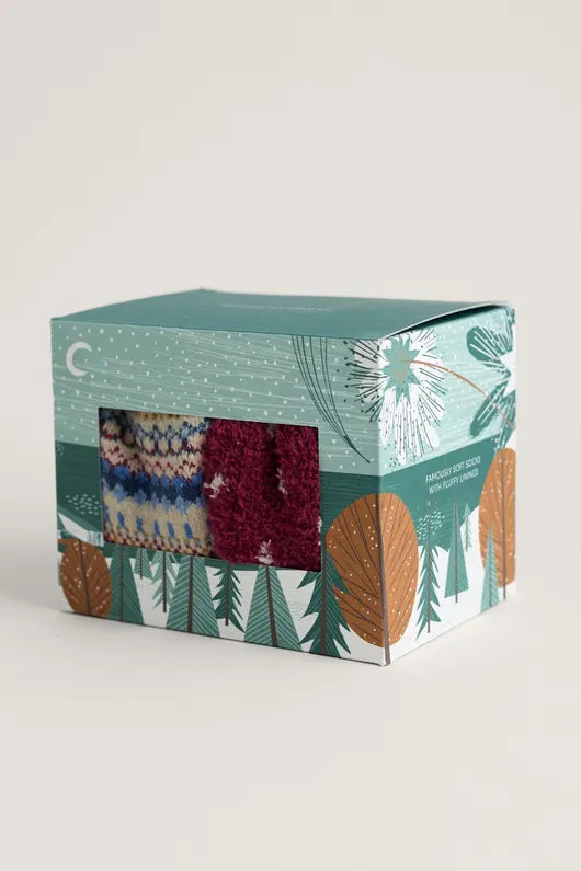 Seasalt Gift Pack of Womens Cosy Socks