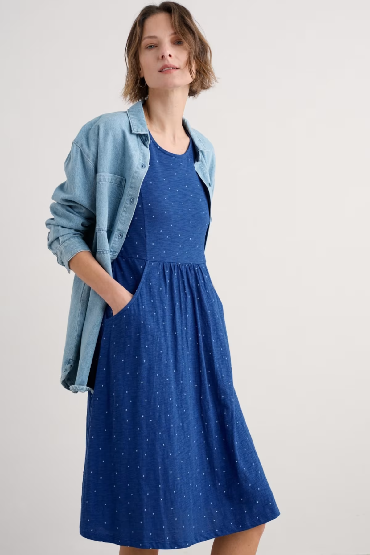 Seasalt Enor Fit-and-Flare Dress