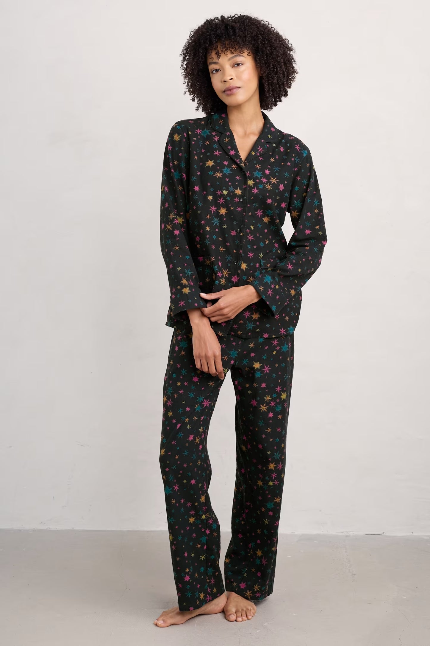 Seasalt Simple Stars Flannel Pyjamas