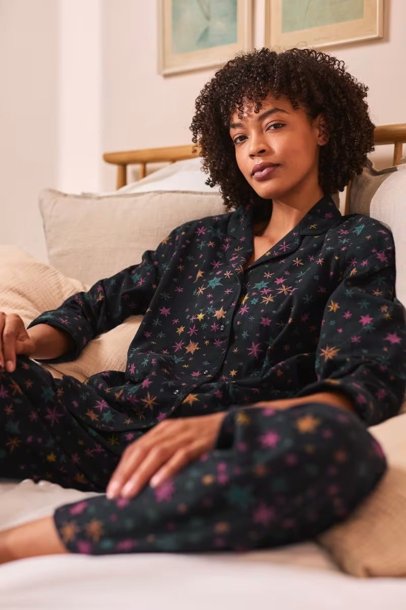 Seasalt Simple Stars Flannel Pyjamas