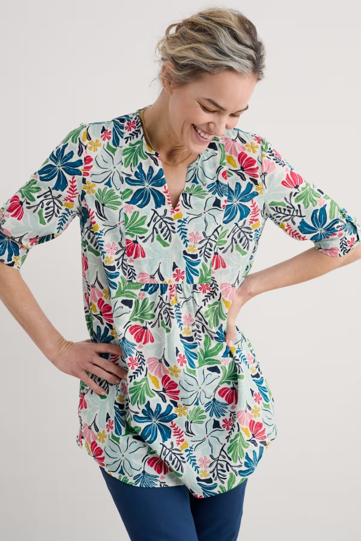Seasalt Op Art Tunic Top