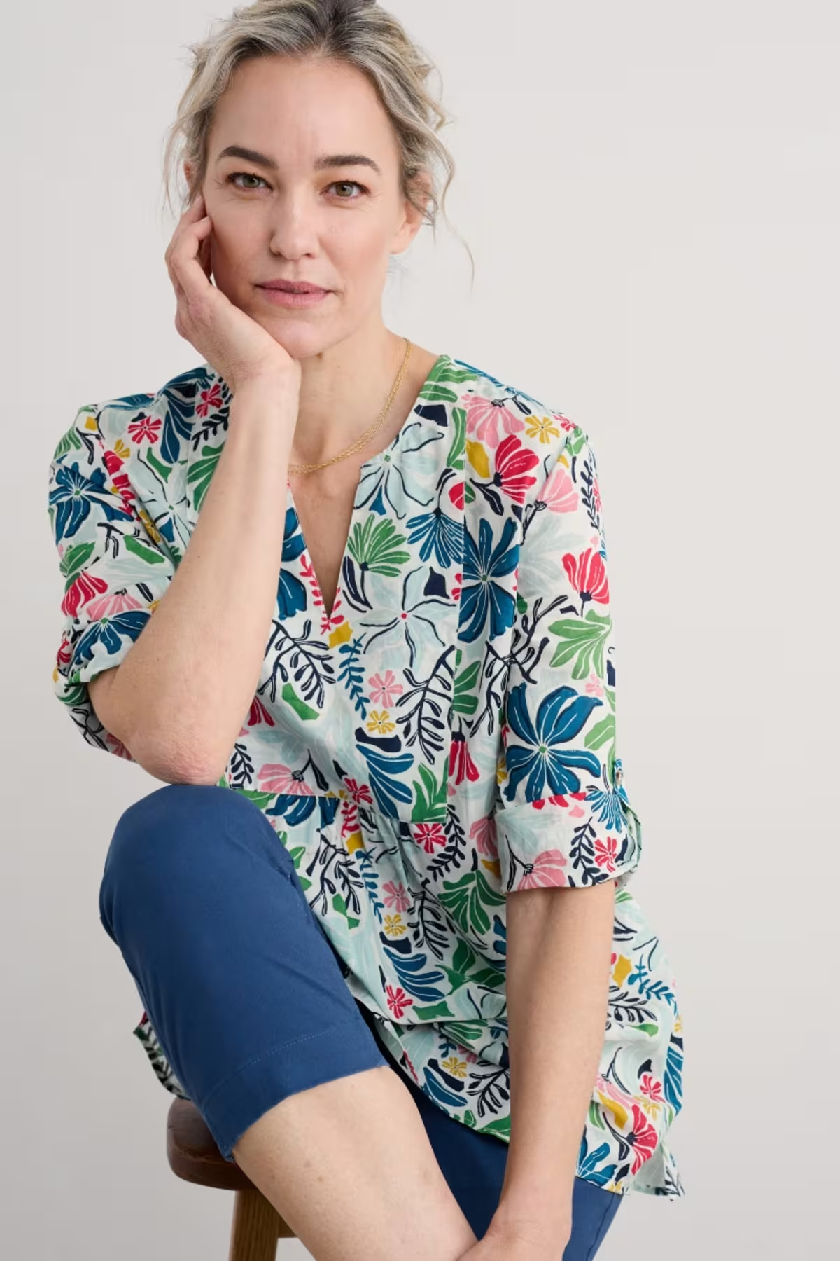 Seasalt Op Art Tunic Top