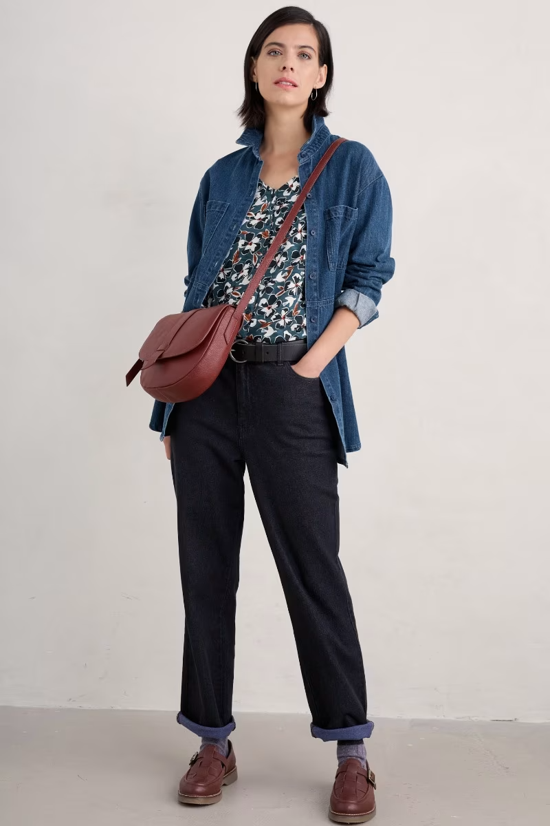 Seasalt Studio Glass 3/4 Sleeve Top