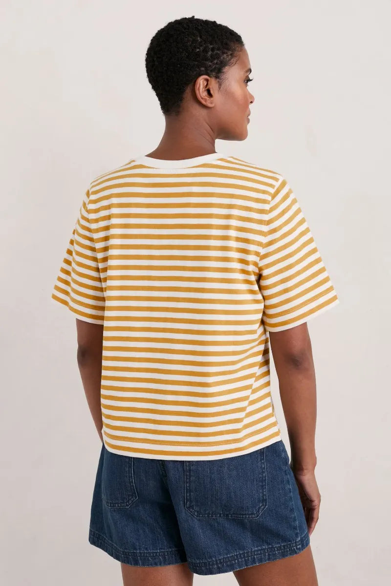Seasalt Copseland Striped Organic Cotton T-Shirt