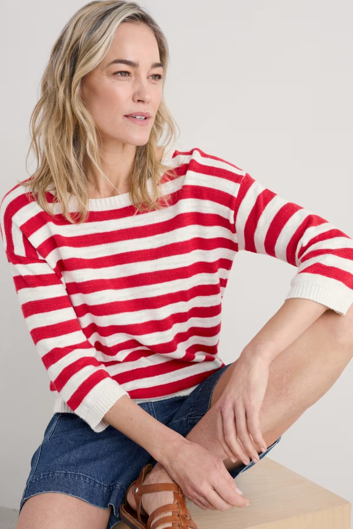 Seasalt Knavock Striped Jumper
