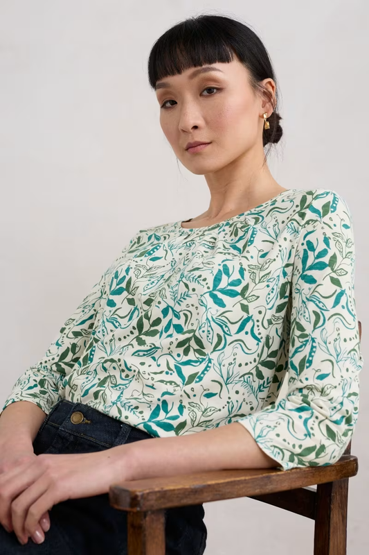 Seasalt 3/4 Sleeved Appletree Top