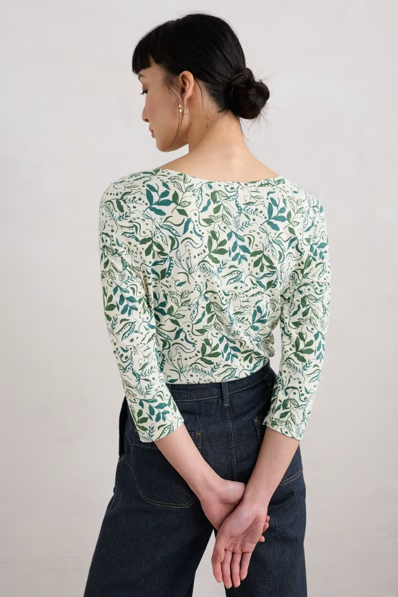 Seasalt 3/4 Sleeved Appletree Top