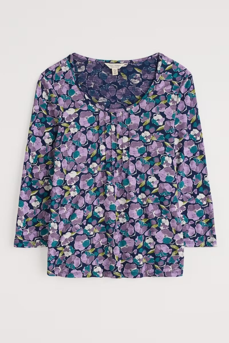 Seasalt Penhollow Organic Cotton Printed Top
