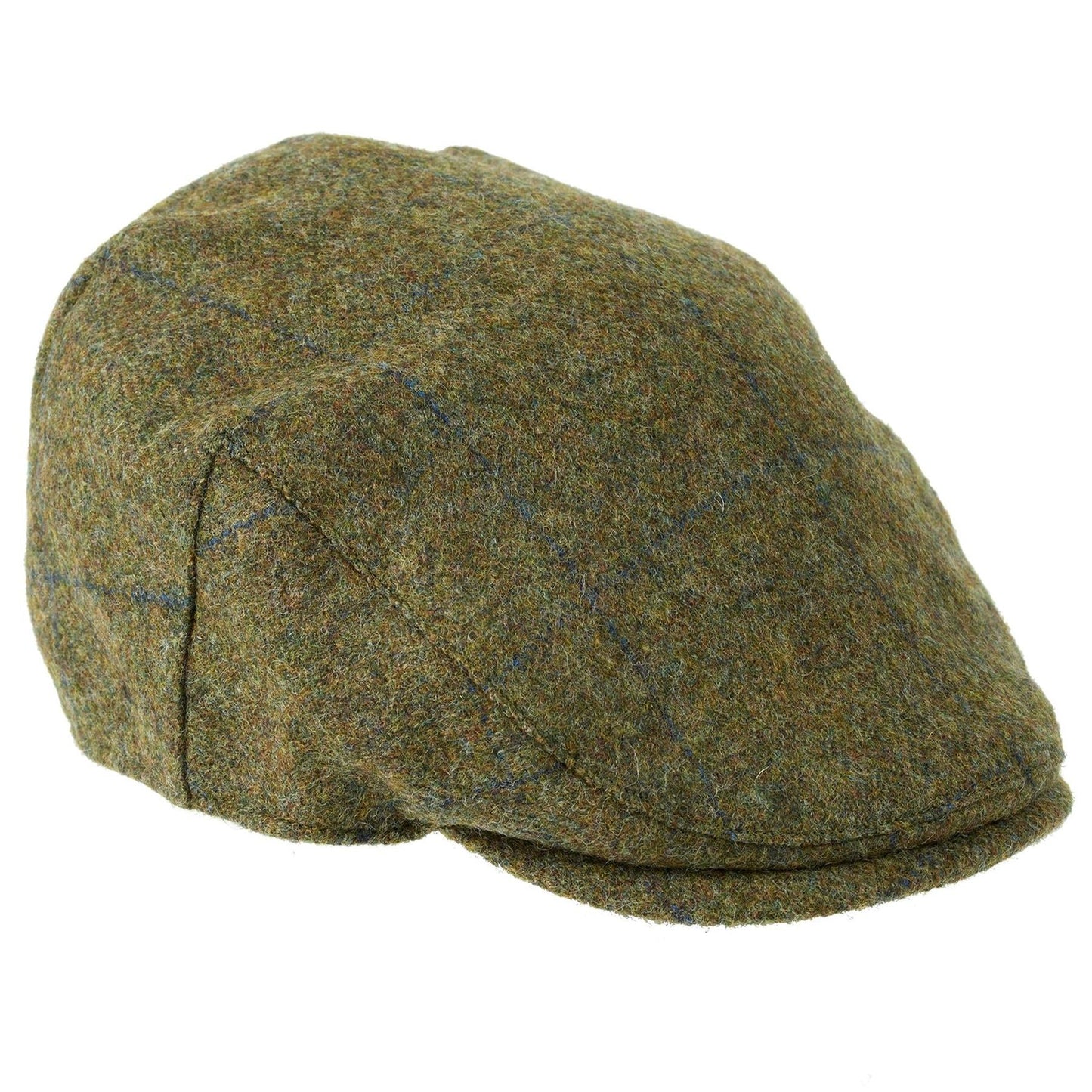 Heather Hats Kinloch Waterproof British Tweed Flat Cap