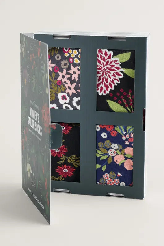 Seasalt Gift Box of 4 Women's Sailor Socks