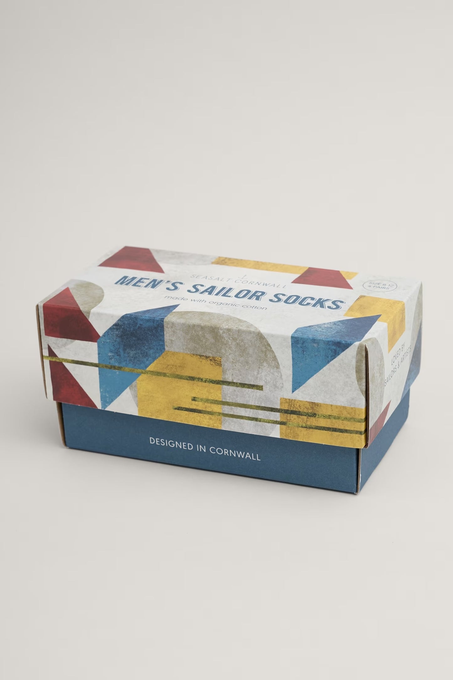 Seasalt Gift Box of 4 Men's Sailor Socks