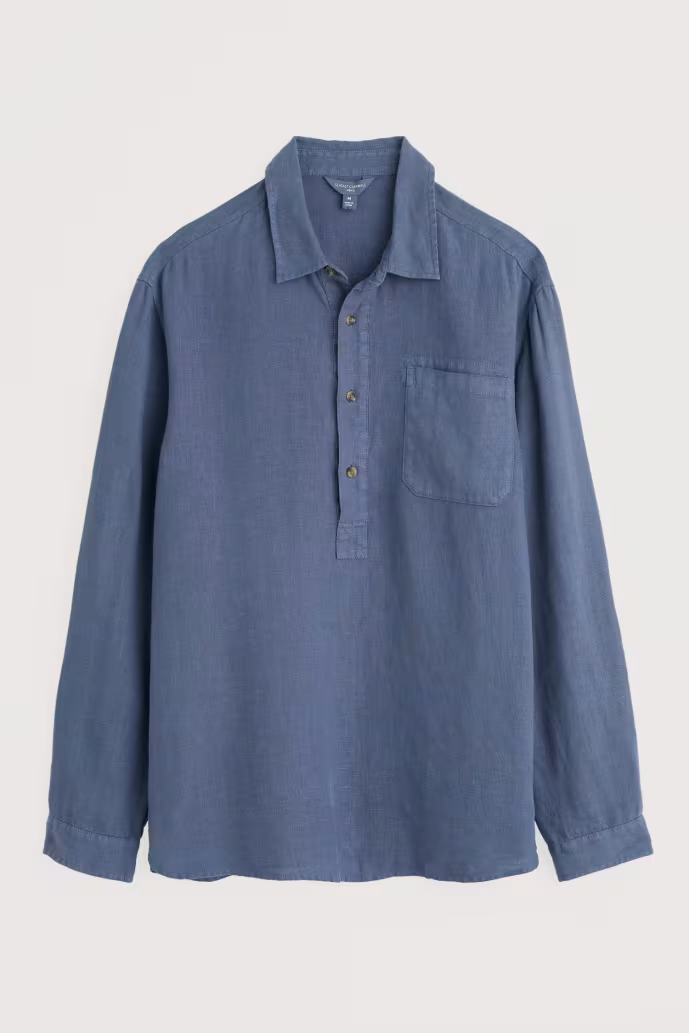Seasalt Mens Artists Linen Shirt