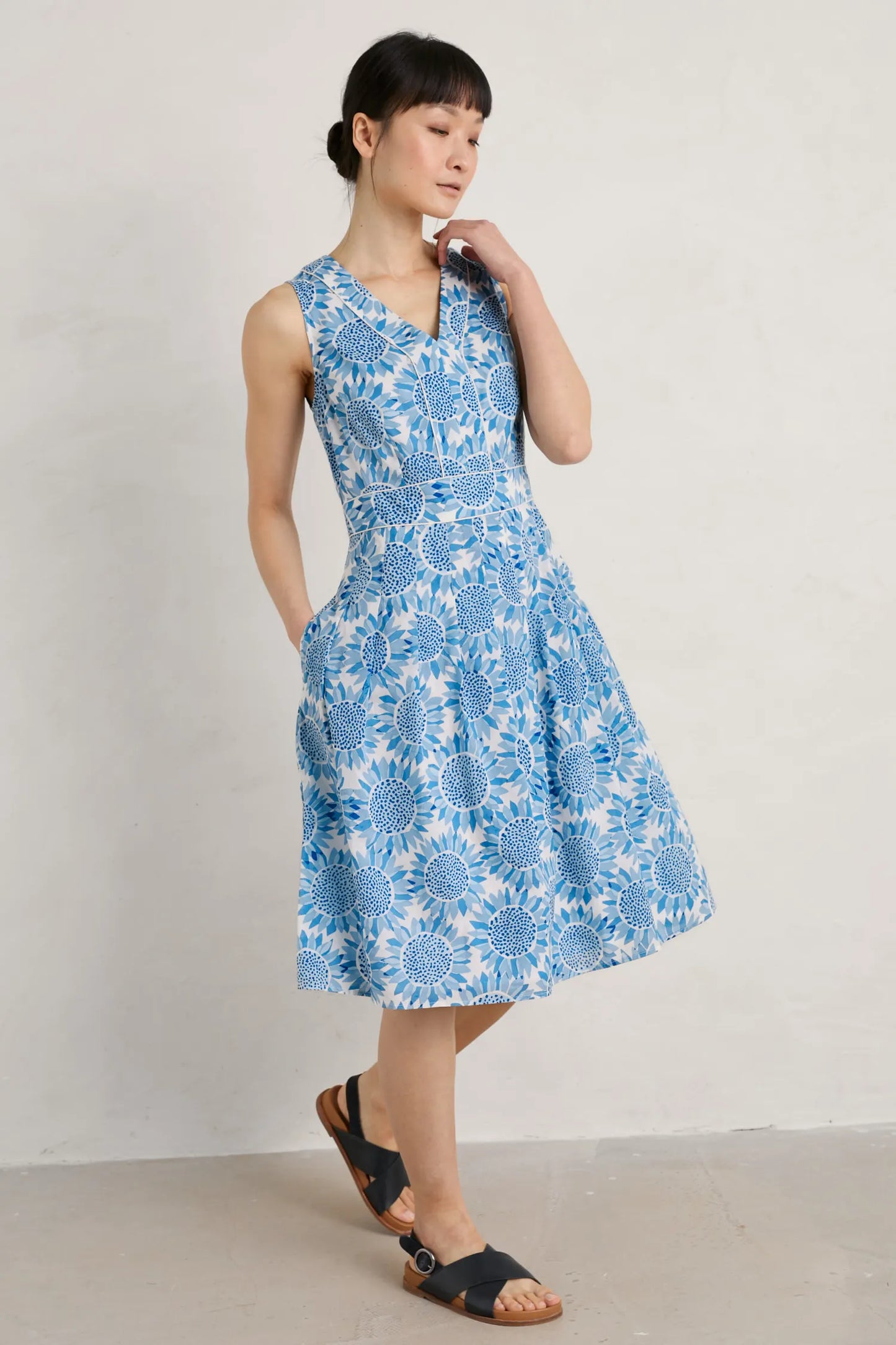 Seasalt Sleeveless Villa Garden Dress