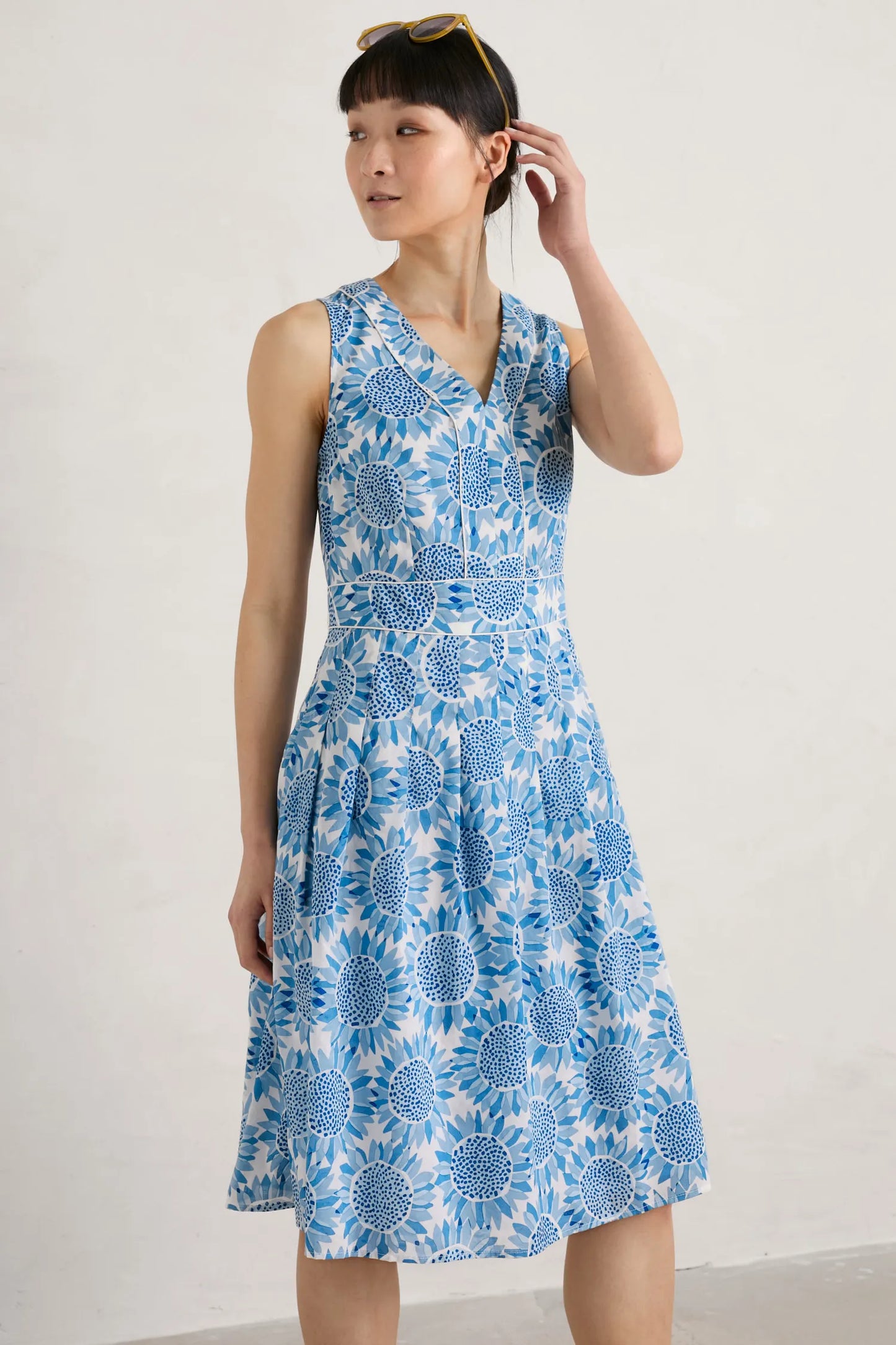 Seasalt Sleeveless Villa Garden Dress