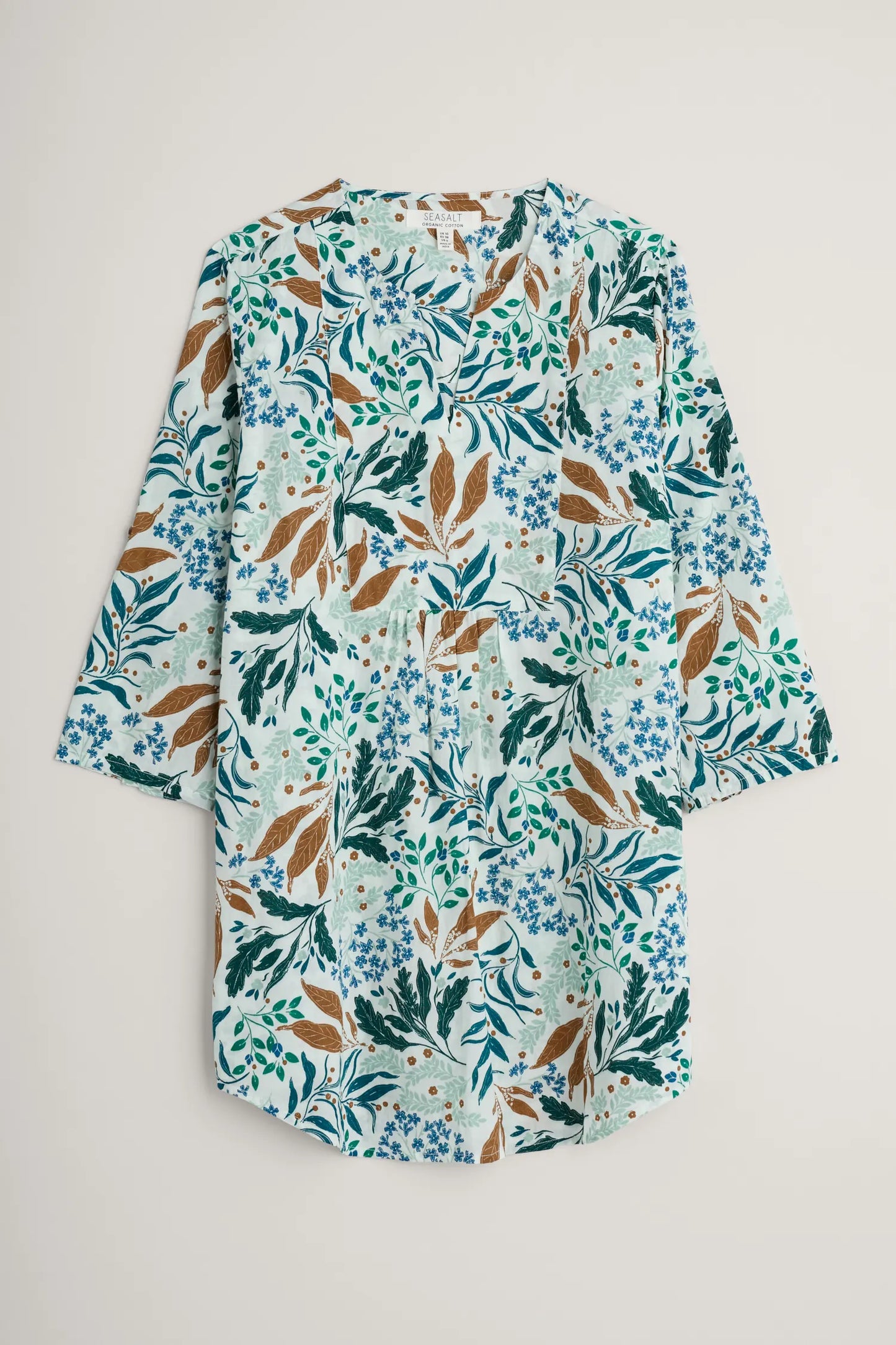 Seasalt Op Art Organic Cotton Tunic Top