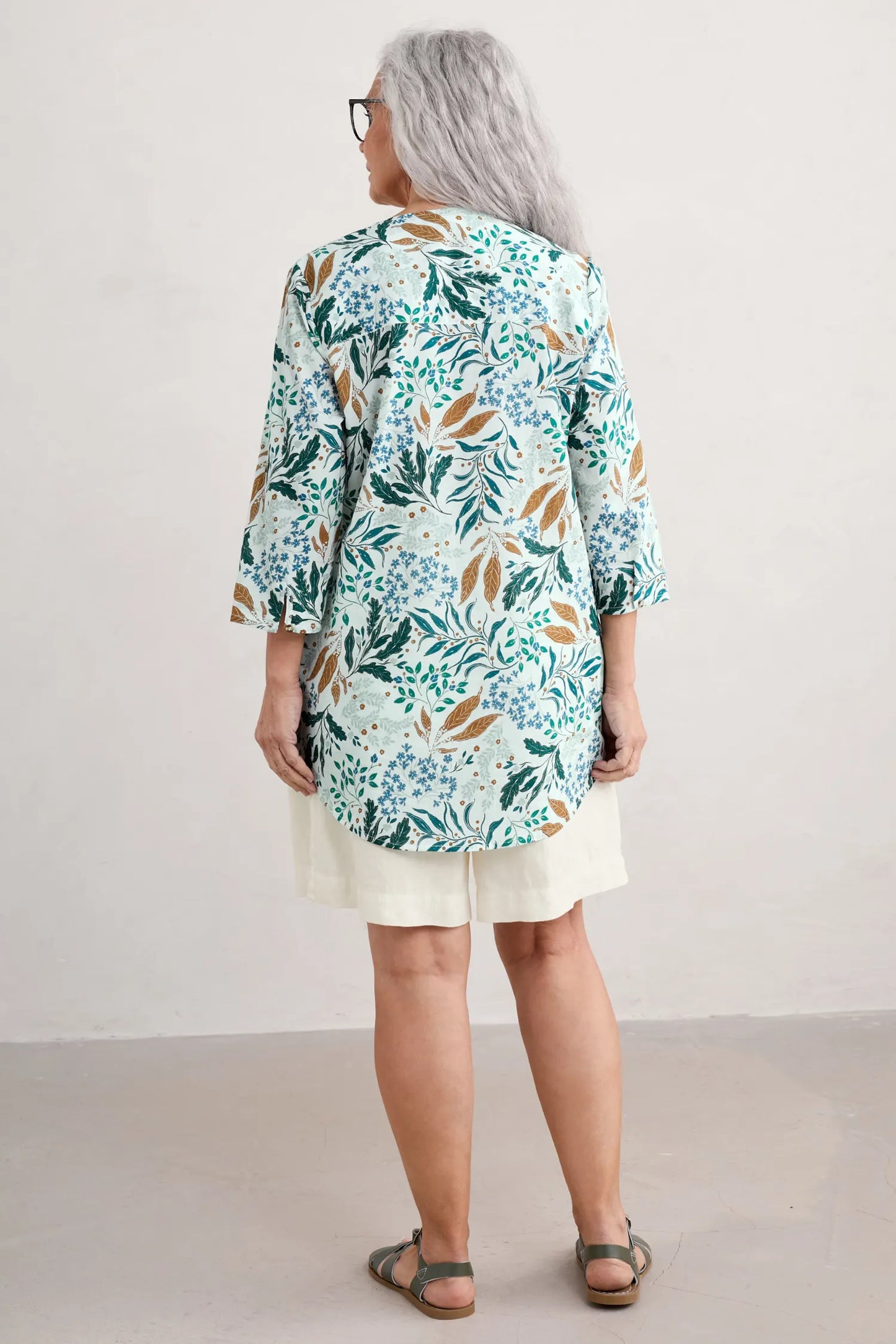 Seasalt Op Art Organic Cotton Tunic Top