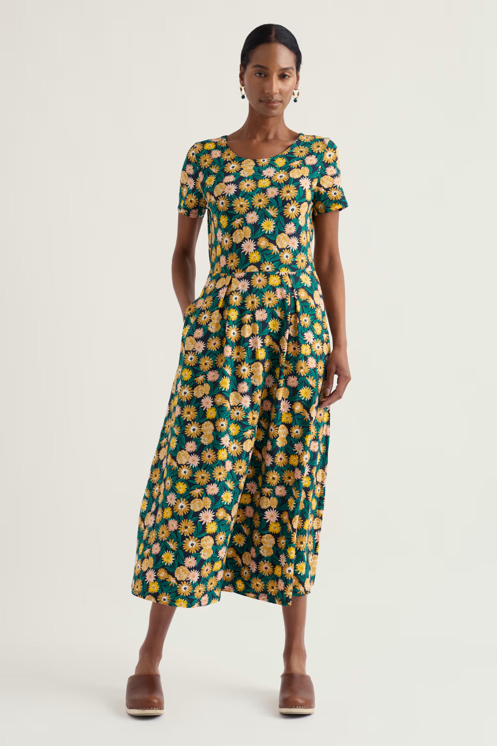 Seasalt Veronica Short-Sleeve Midi Dress