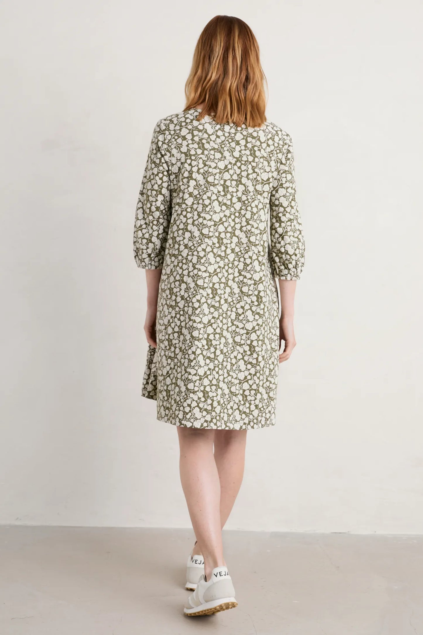 Seasalt Wave Wing 3/4 Sleeve Jersey Dress