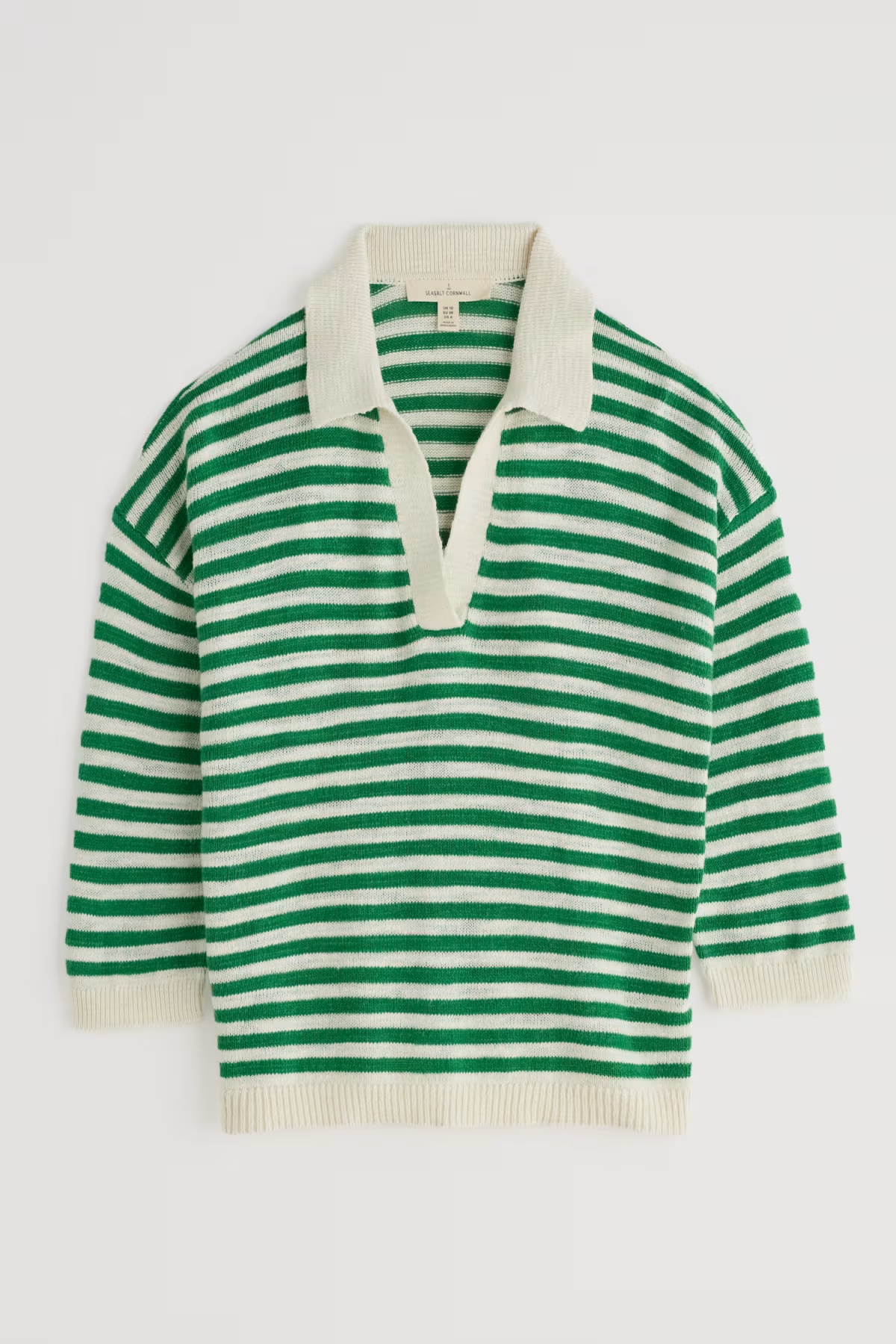 Seasalt Gwynver Lightweight V-Neck Collared Jumper