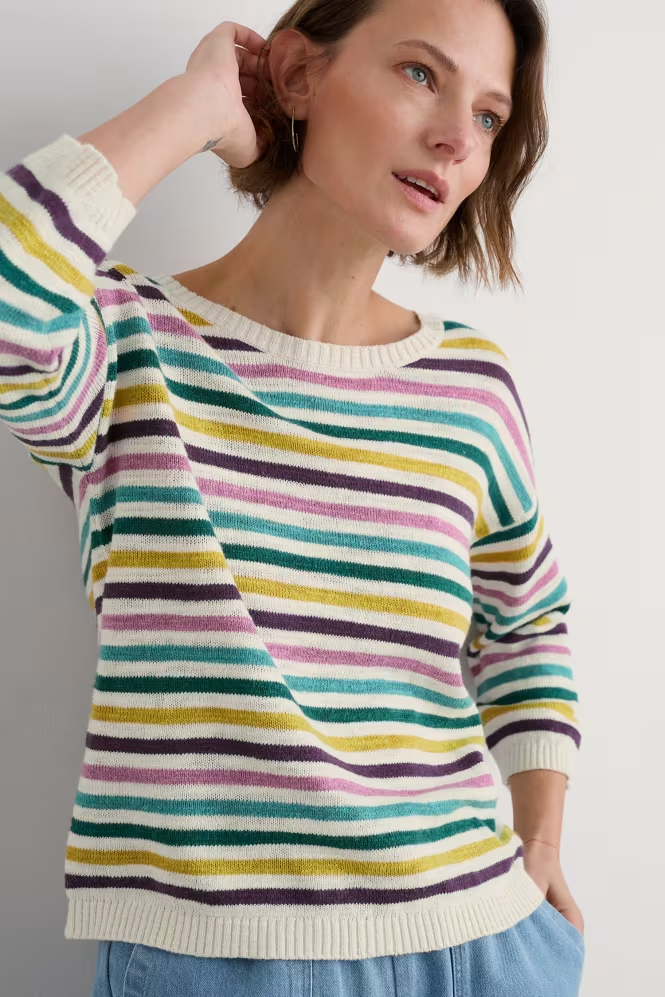 Seasalt Knavock Striped Jumper