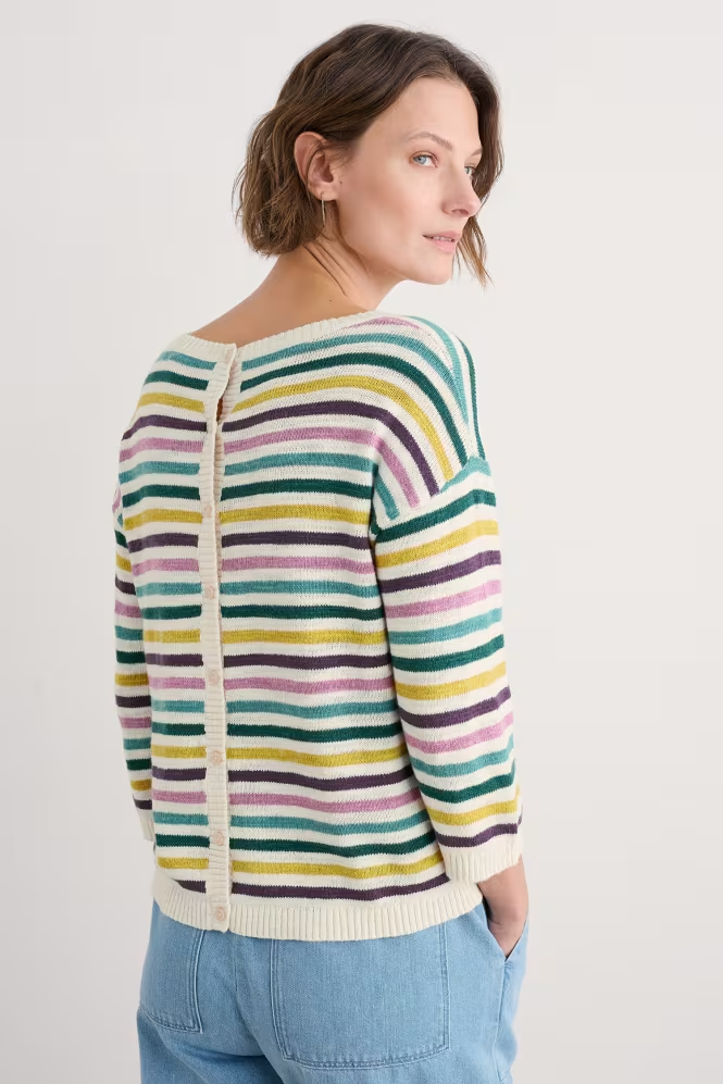 Seasalt Knavock Striped Jumper