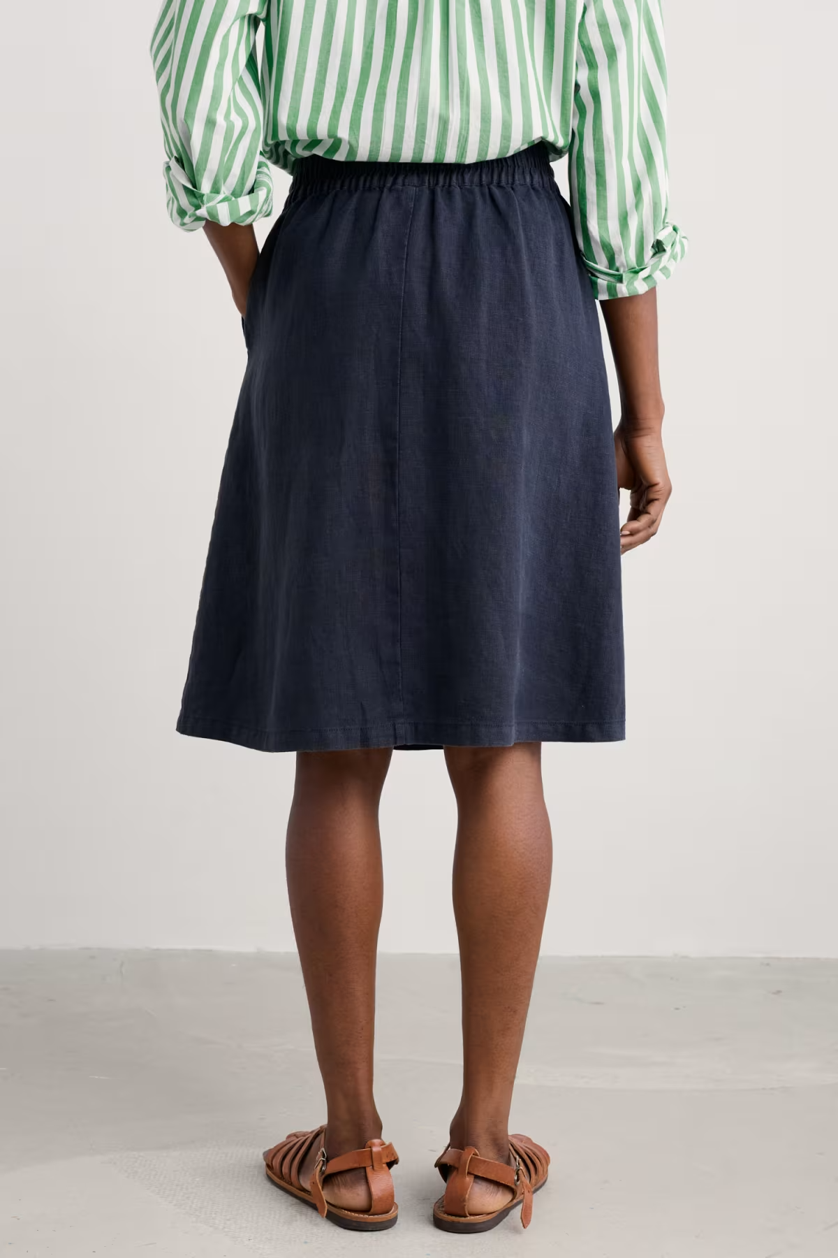 Seasalt Pepper Moth Linen Skirt