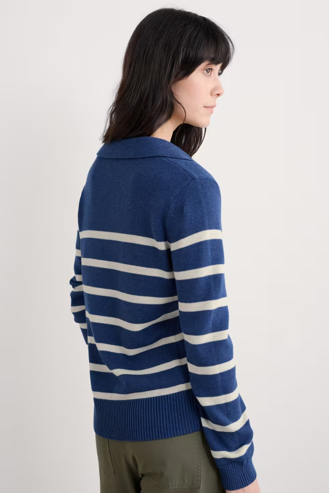 Seasalt Barbizan Long Sleeve Collared Jumper