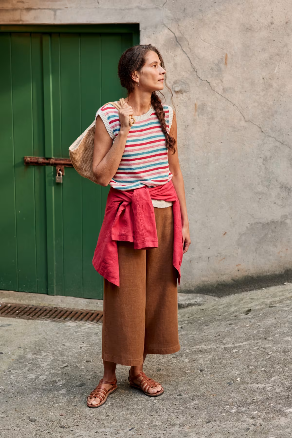 Seasalt Knavock Cotton-Linen Knitted Vest