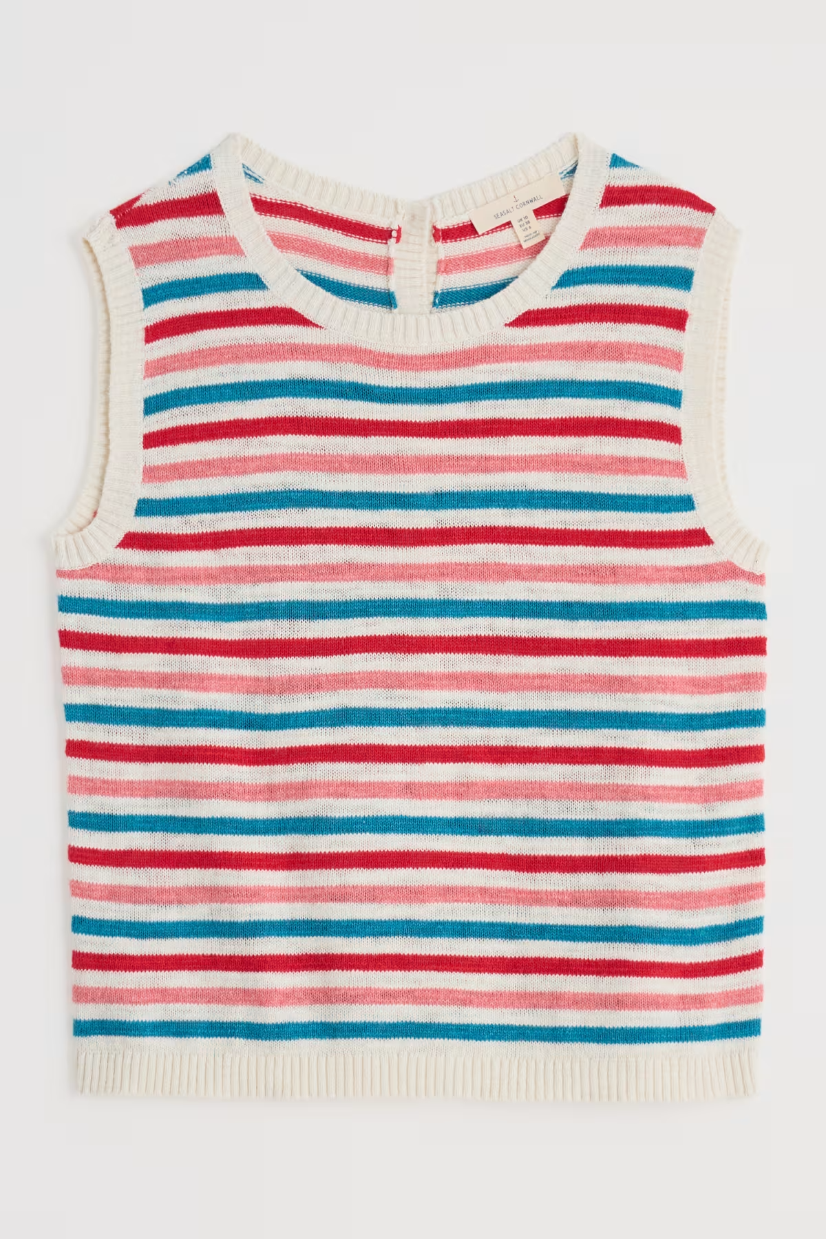 Seasalt Knavock Cotton-Linen Knitted Vest