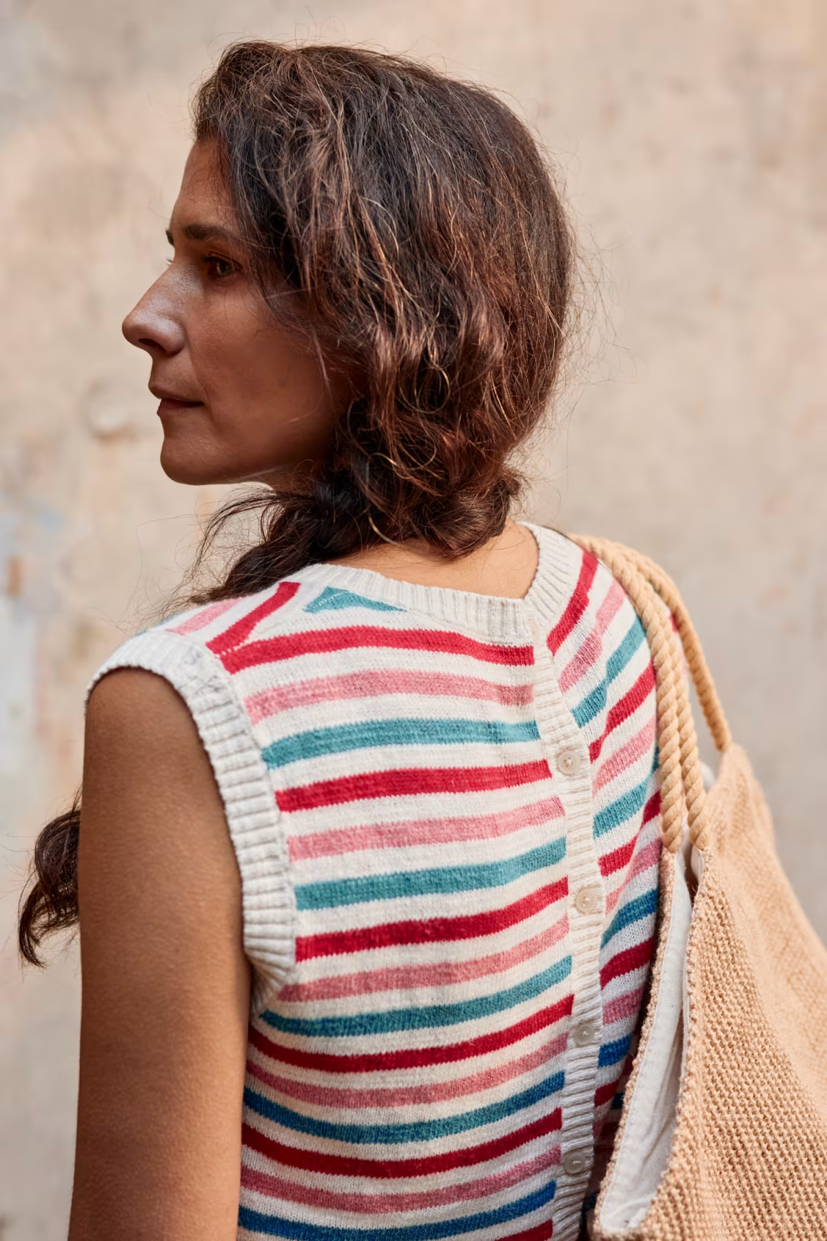 Seasalt Knavock Cotton-Linen Knitted Vest