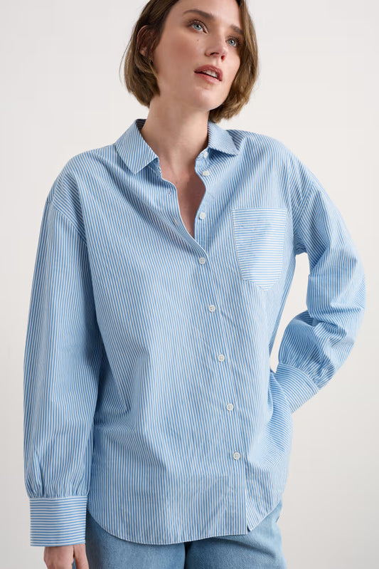 Seasalt Sea Path Oversized Poplin Shirt