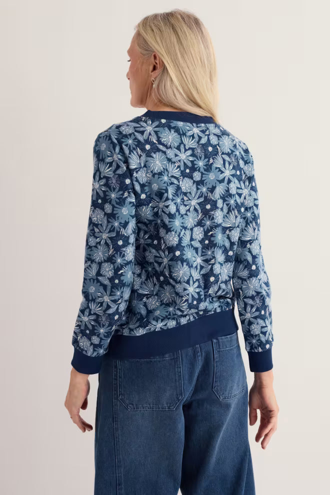 Seasalt Bright Wave Printed Sweatshirt