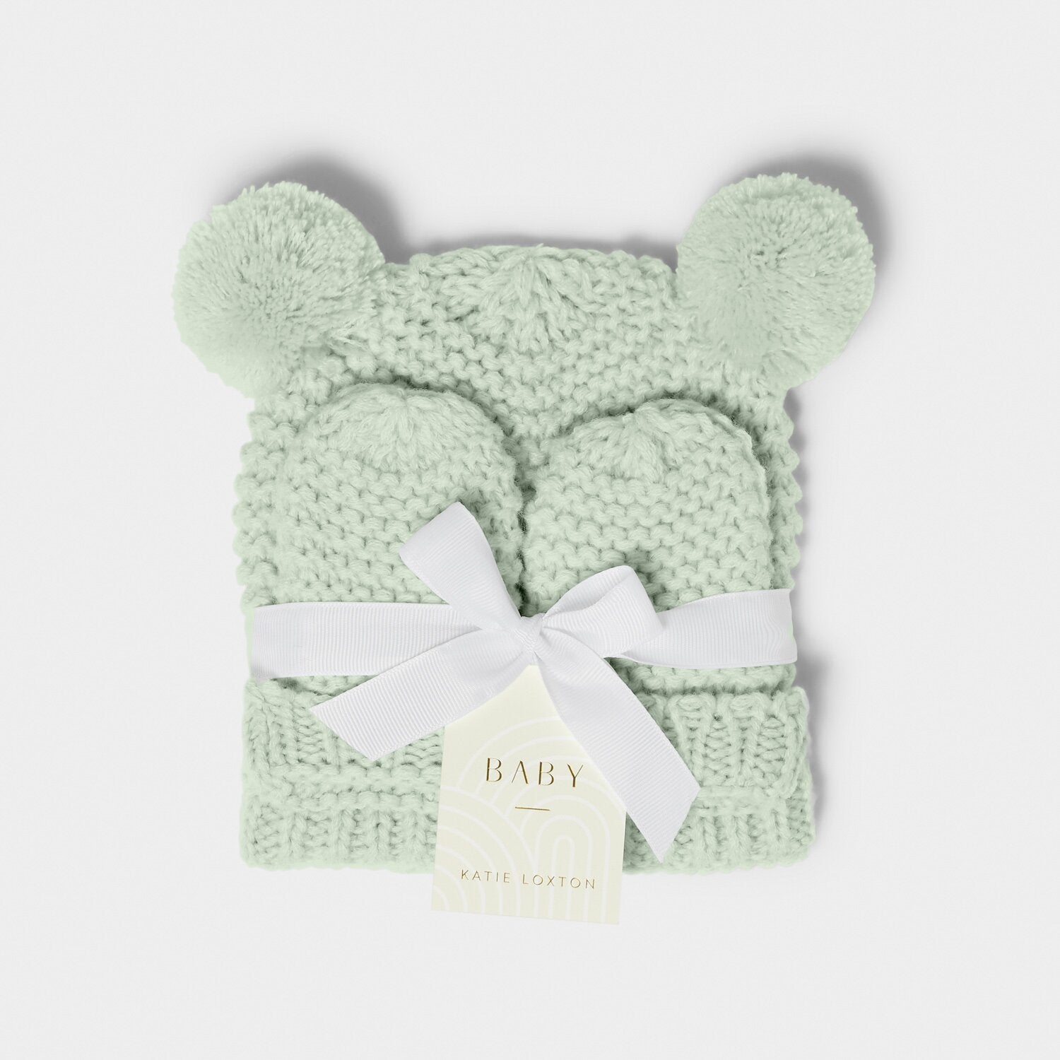 Katie Loxton Knitted Hat & Mittens Set