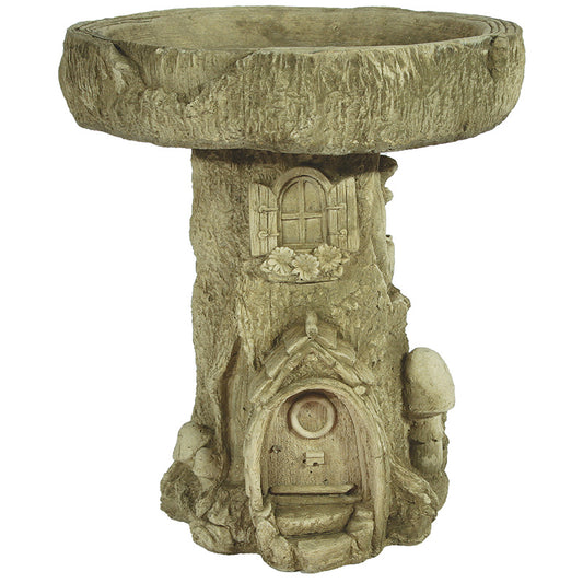 Willowstone Pixie House Birdbath BB22AG