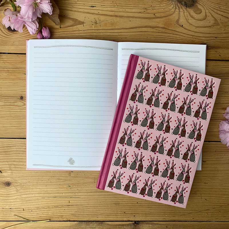 Alex Clark Beautiful Bunnies Small Hardback Journal