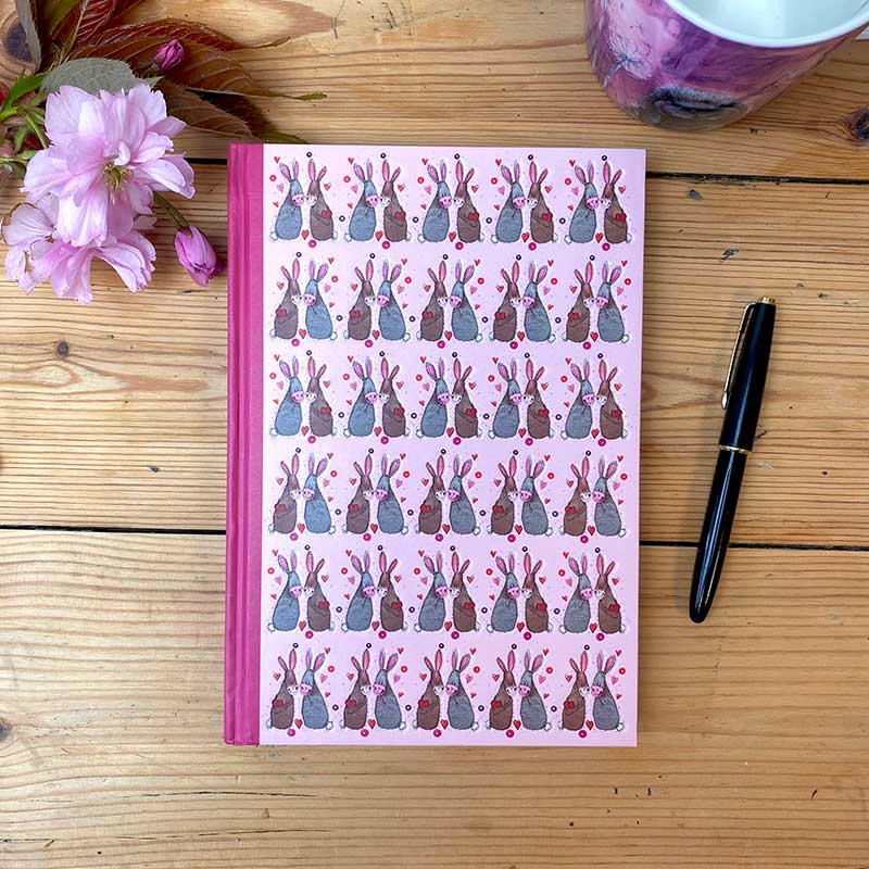 Alex Clark Beautiful Bunnies Small Hardback Journal