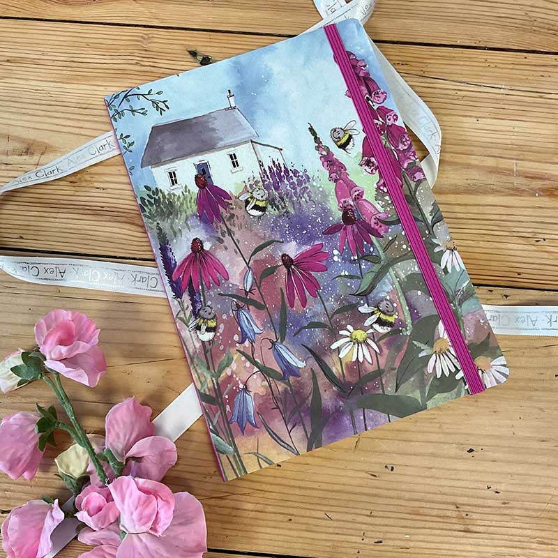 Alex Clark Bee Garden Large Chunky Notebook