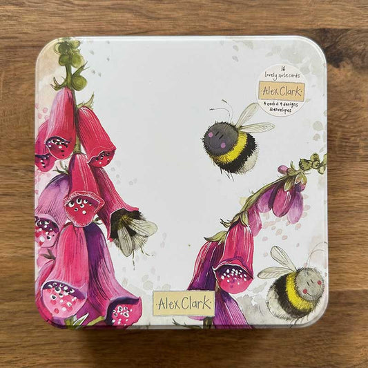 Alex Clark Busy Bees Notecard Tin