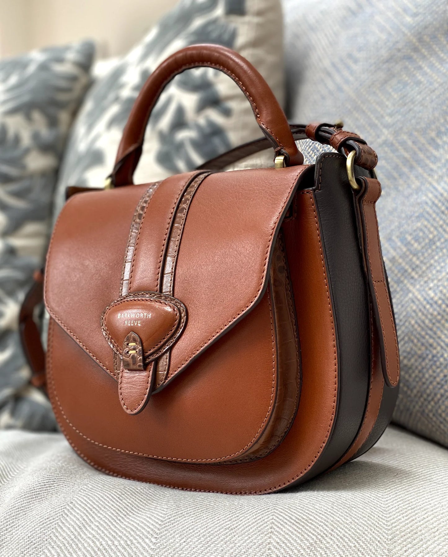 Barkworth Reeve Belton Leather Saddle Bag