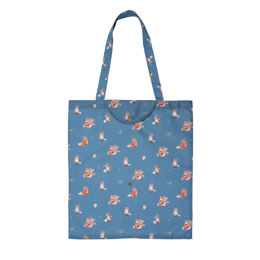 Wrendale Born To Be Wild Fox Foldable Shopper Bag