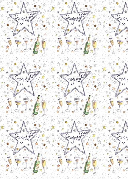 Alex Clark Birthday Congratulations Gift Wrap