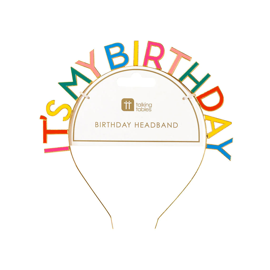 Talking Tables Rainbow Its My Birthday Headband
