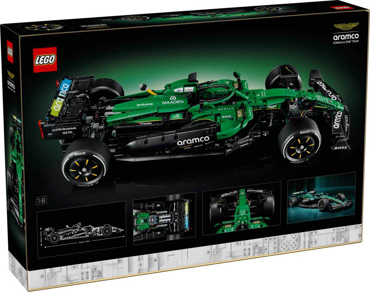 LEGO Technic Aston Martin Aramco AMR25 F1 Car 42240